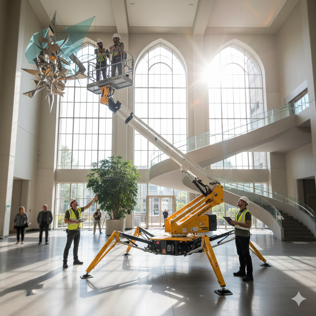 Atrium Boom Lift 60'-65' Electric
